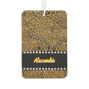 Glistening Jaguar print with bold jewelled accents Car Air Freshener