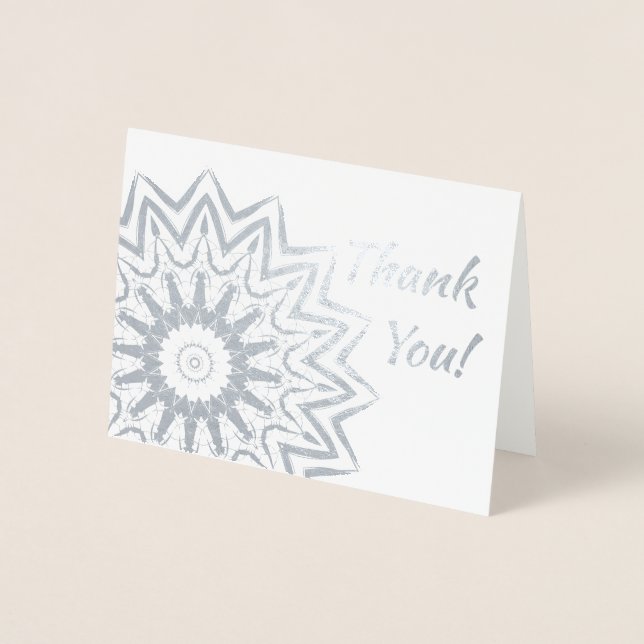 Glistening Mandala Foil Card (Front)