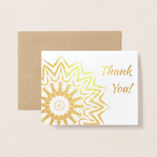 Glistening Mandala Foil Card