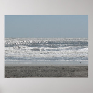 Glistening Ocean Poster