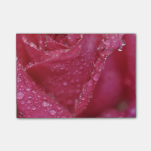 Glistening Pink Rose Post-it Notes