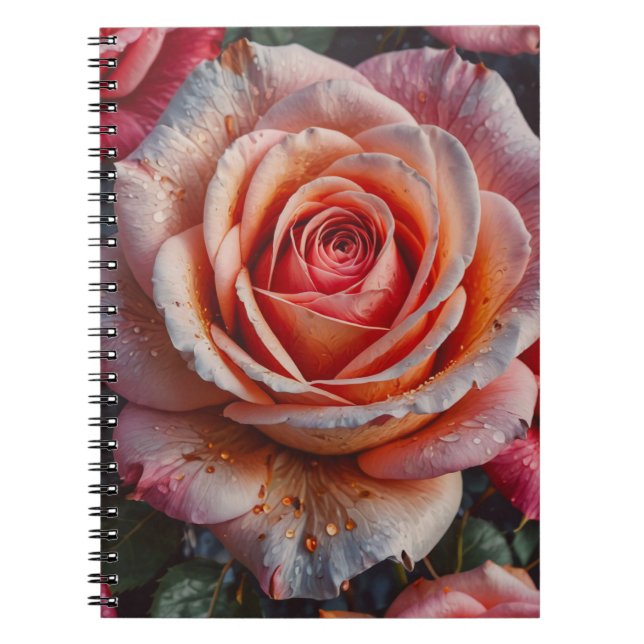 Glistening Rose Notebook (Front)