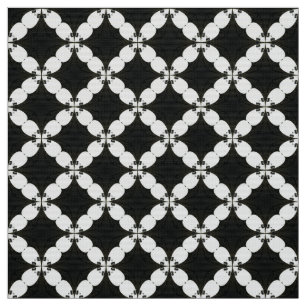 Glitch2 black and white upholstery pattern fabric