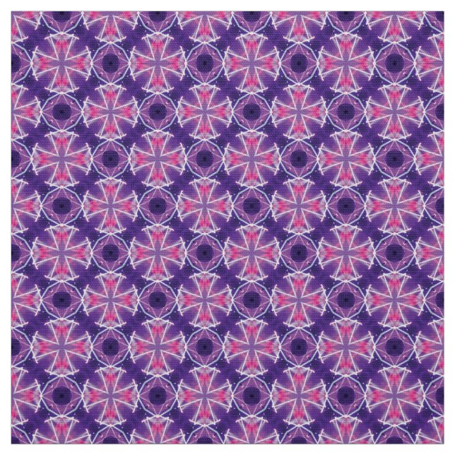 Glitch2 Blue Magenta Furniture Fabric (Swatch)