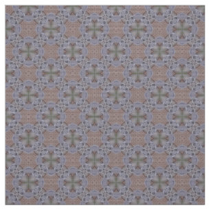 Glitch2 Brown Grey Crafts Fabric