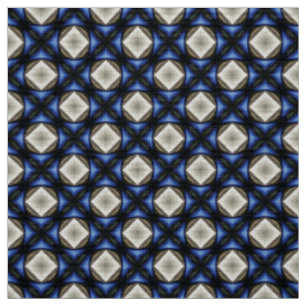 Glitch2 diamonds of steel blue fabric