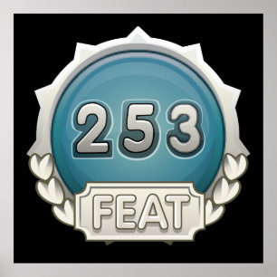 Glitch: achievement famous featologist poster