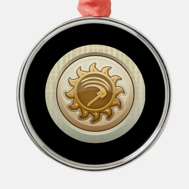 Glitch: achievement first mab emblem metal tree decoration (Front)