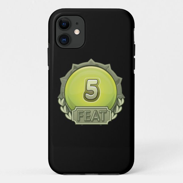 Glitch: achievement five feat under Case-Mate iPhone case (Back)