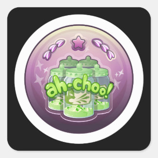 Glitch Achievement sneezeorama Square Sticker
