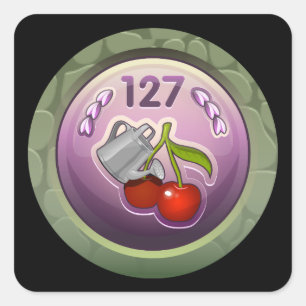 Glitch Achievement super duper soaker Square Sticker