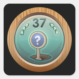 Glitch Achievement twinkle toed trap triggerer Square Sticker