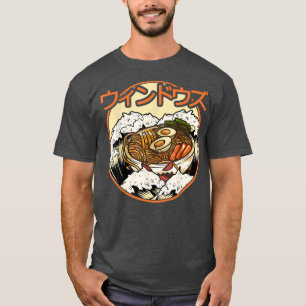 Glitch Anime Aesthetic Style Japan Grunge Vaporwav T-Shirt
