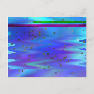 Glitch Art Pixels Vaporwave Aesthetic Analogue Fau Postcard