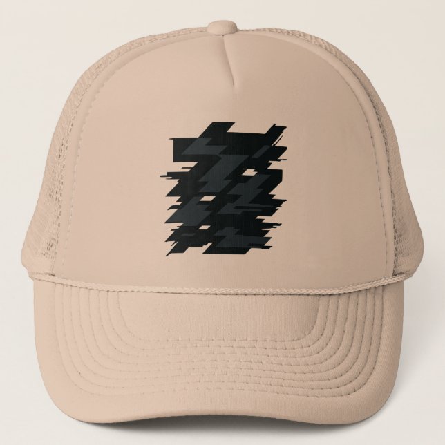 Glitch Art Trucker Hat (Front)