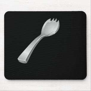 Glitch: artefact platinumium spork mouse mat