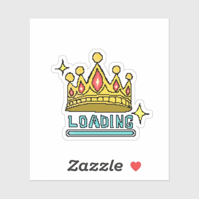 Glitch Crown Loading: 8-Bit Rebellion Awakens (Sheet)