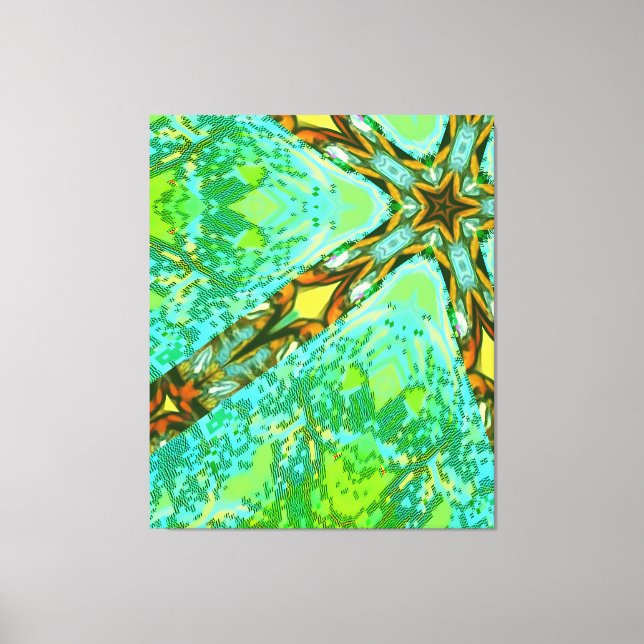 Glitch E-1 Canvas Print (Front)