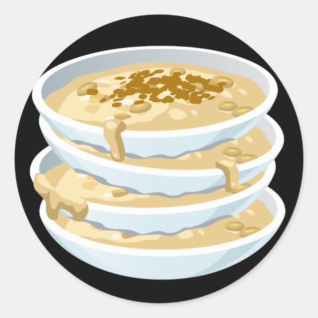 Glitch Food applejack Classic Round Sticker (Front)