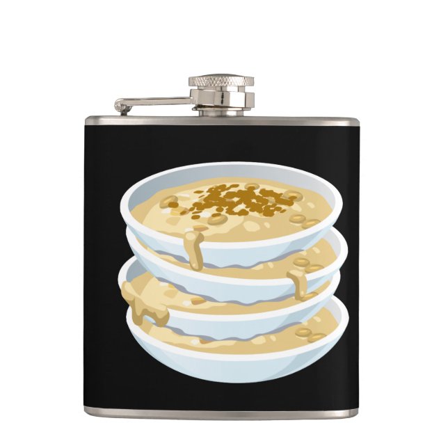 Glitch Food applejack Hip Flask (Front)