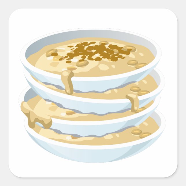 Glitch Food applejack Square Sticker (Front)