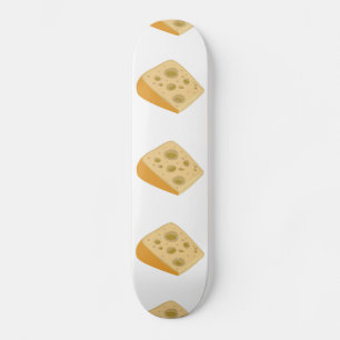 Glitch Food cheese very stinky Skateboard