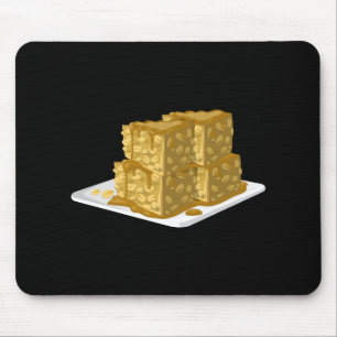 Glitch Food oaty cake Mouse Mat