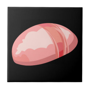 Glitch Food oysters mountain Tile
