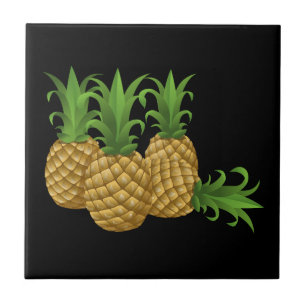 Glitch Food pineapple Tile