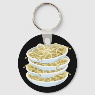 Glitch Food plain noodles Key Ring