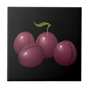 Glitch Food plum Tile