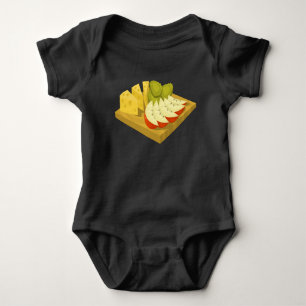 Glitch Food snack pack Baby Bodysuit