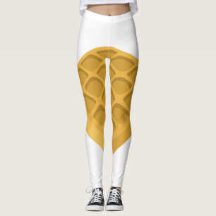 Glitch Food waffles Leggings