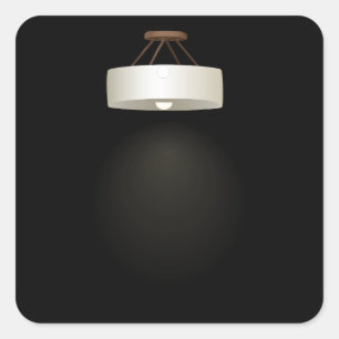 Glitch furniture ceilinglamp bronze ceiling lamp square sticker