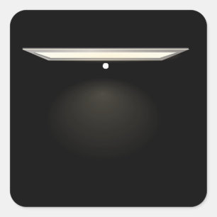 Glitch furniture ceilinglamp long ceiling lamp square sticker