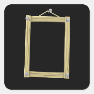 Glitch furniture largewalldeco square sticker