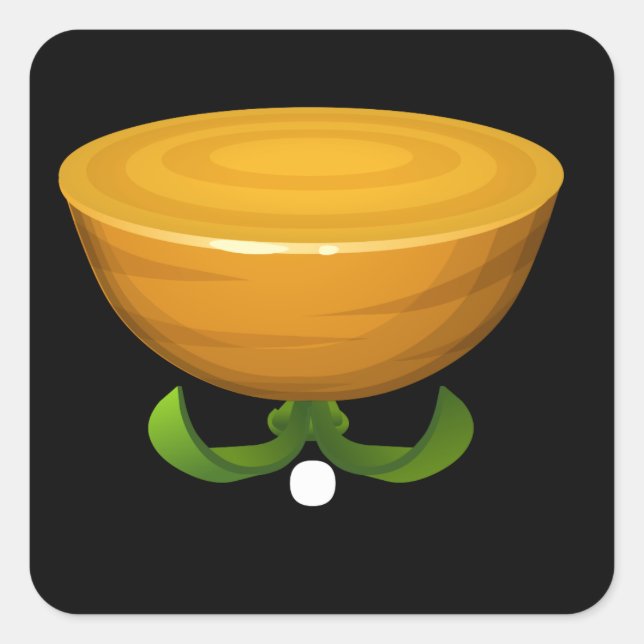 Glitch furniture sidetable carrot side table square sticker (Front)