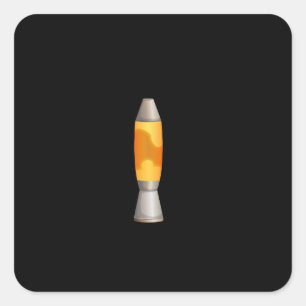 Glitch furniture smalltabledeco lava lamp square sticker