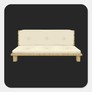 Glitch furniture sofa square sticker