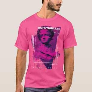 Glitch Greek Myths Gods & Goddesses Statue Greece  T-Shirt