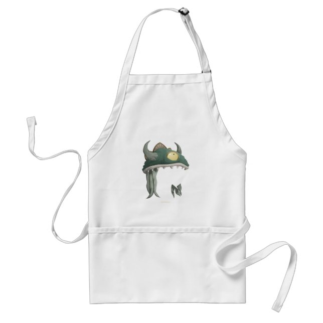 Glitch Lem Mask Standard Apron (Front)