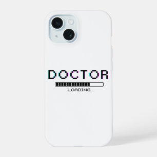 Glitch Pixel Doctor Loading Humour iPhone 15 Case