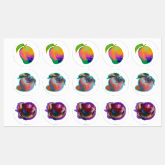 Glitch Pixel  Fruit Art