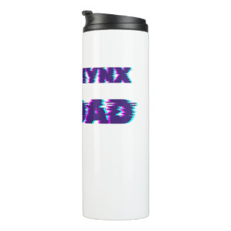 Glitch Sphynx Dad Cyberpunk Hairless Cat Lover Aes Thermal Tumbler
