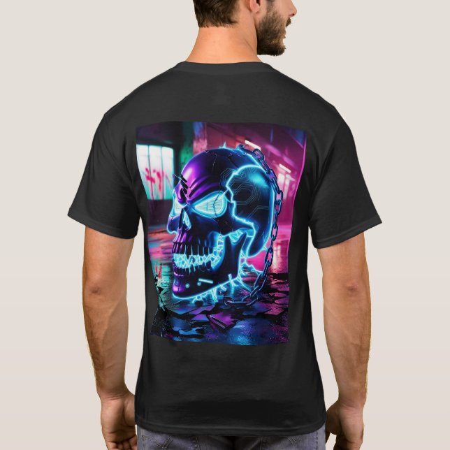 Glitch the System: Cyber Rebellion T-Shirt (Back)