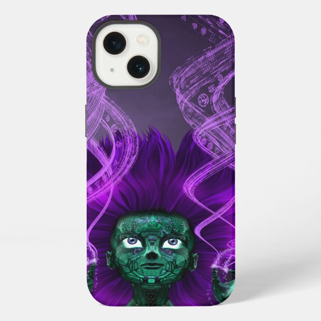 Glitch Witch Purple iPhone 6/6S Case (Back)
