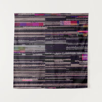 Glitched TV screen with broken pixels. Abstract fu