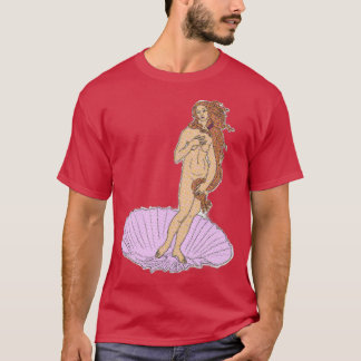 Glitched Venus Halftone Full Color T-Shirt