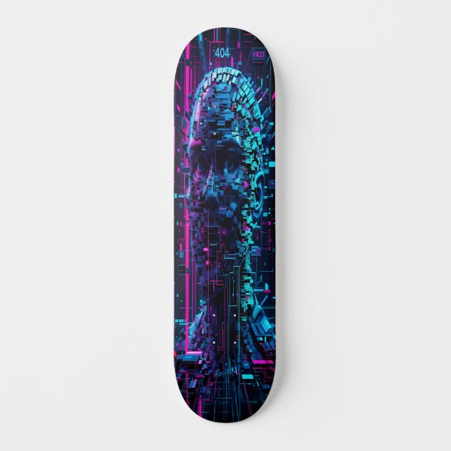 Glitchwave Skater Edition 3 Skateboard (Front)