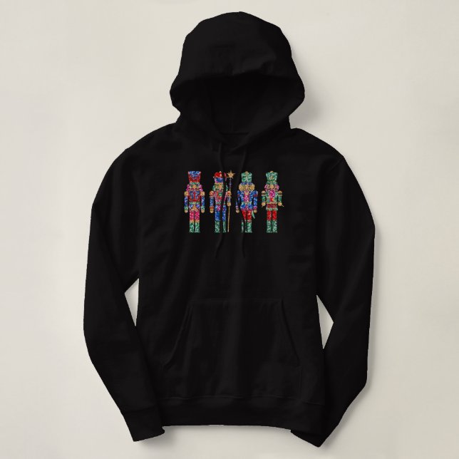 gliter nutcracker hoodie (Design Front)